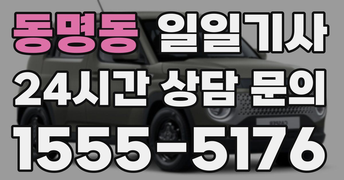 일일대리기사