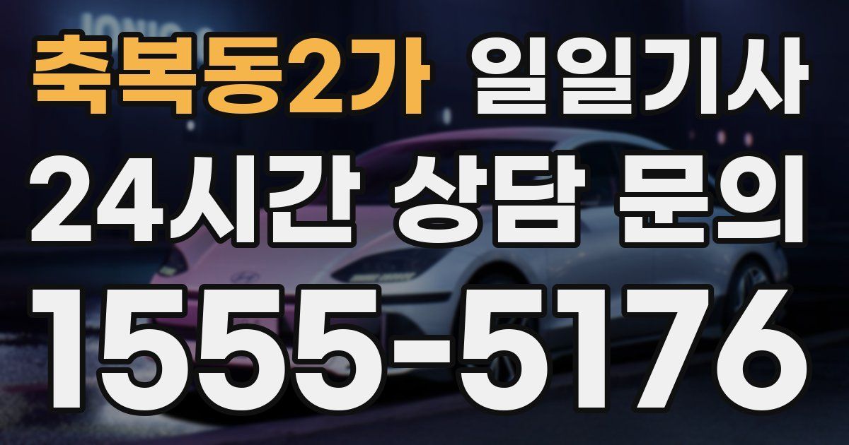 일일대리기사