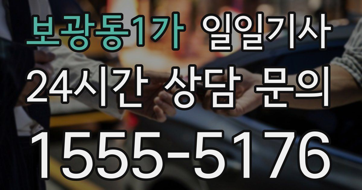 일일대리기사