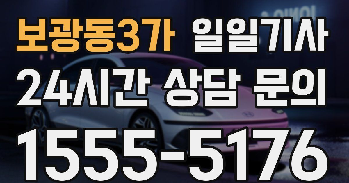 일일대리기사