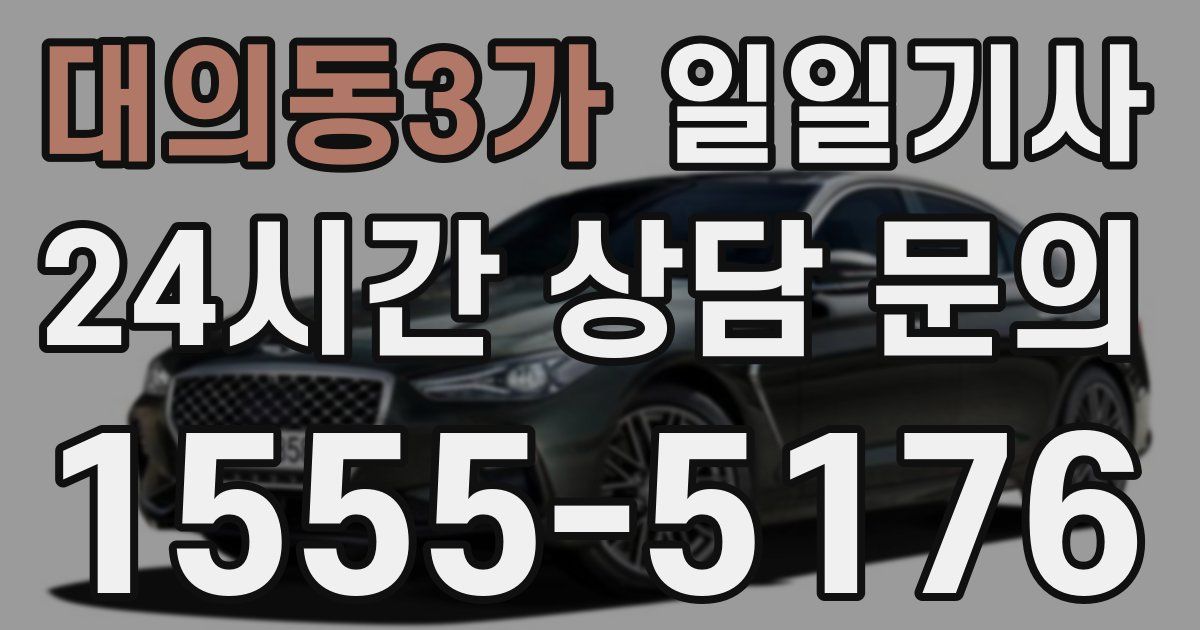 일일대리기사