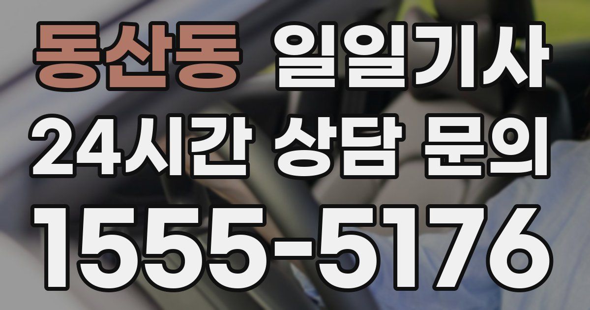 일일대리기사