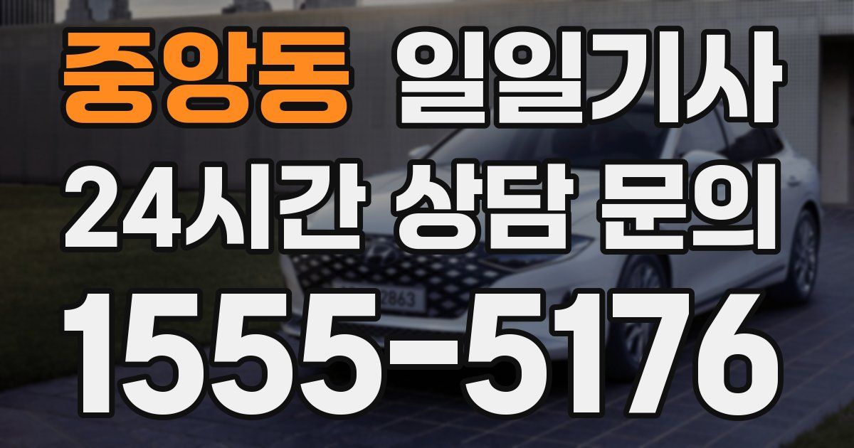 일일대리기사
