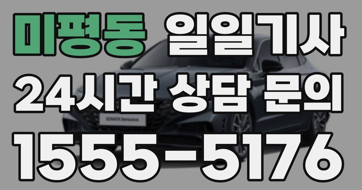 일일대리기사