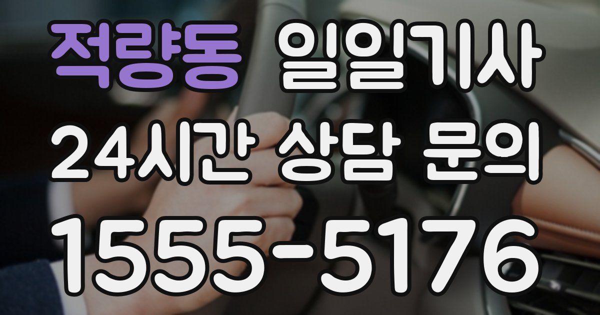 일일대리기사