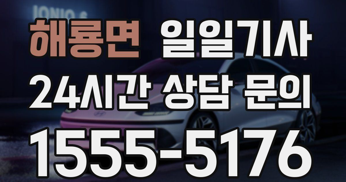 일일대리기사