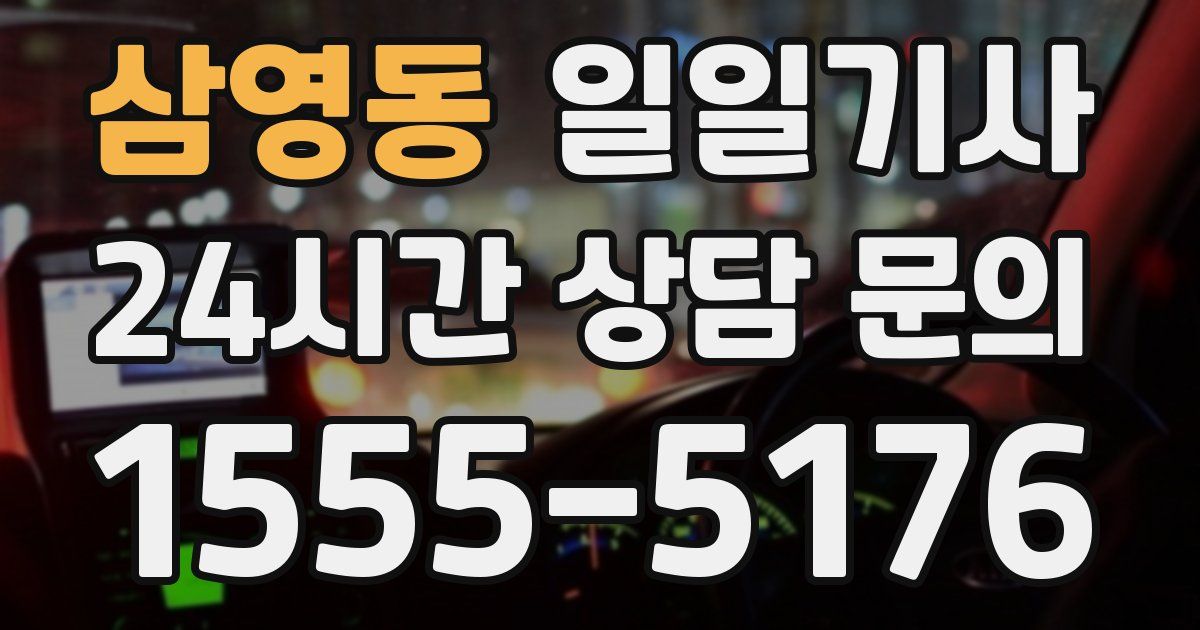 일일대리기사