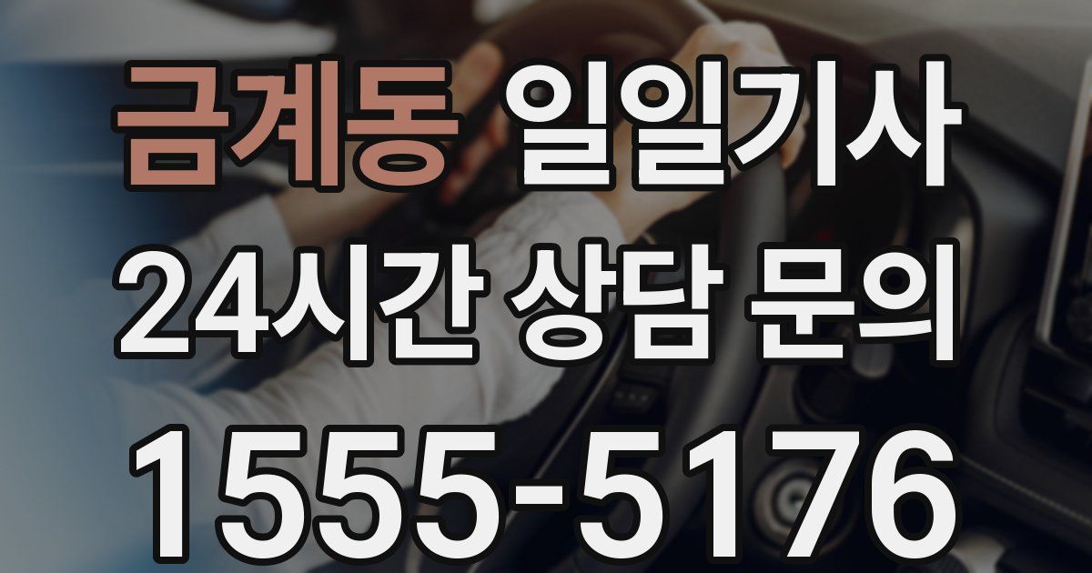 일일대리기사