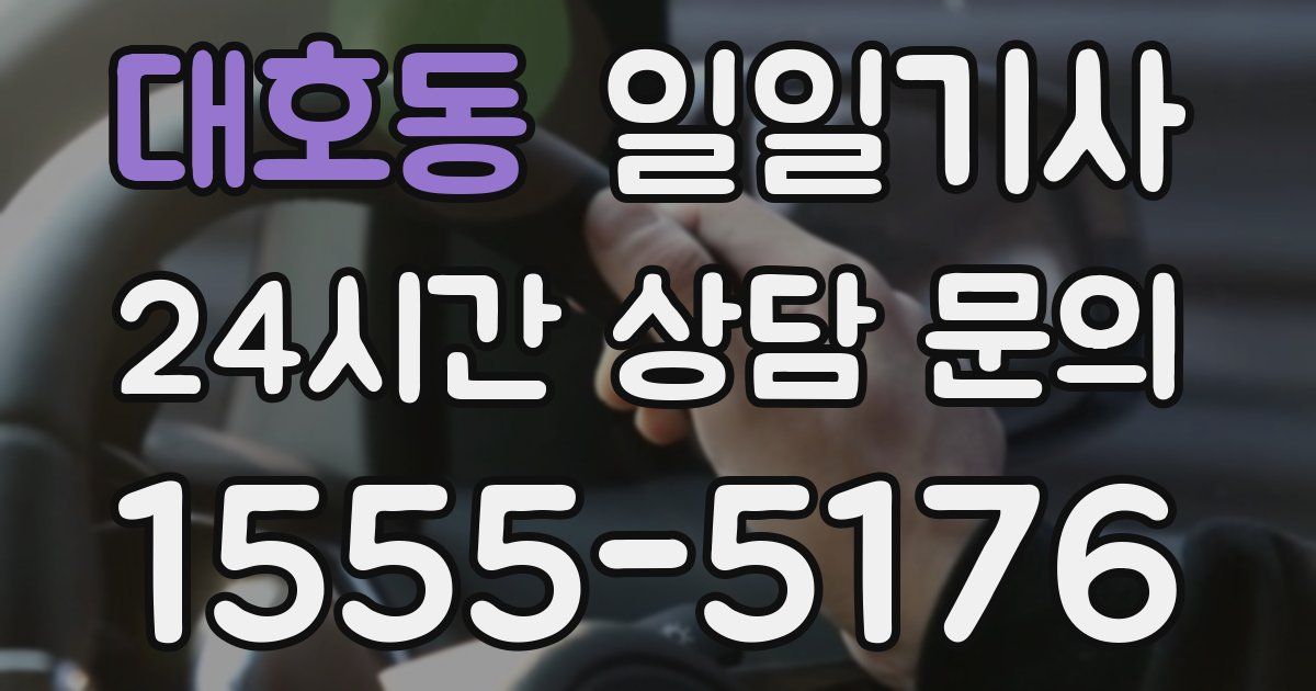 일일대리기사