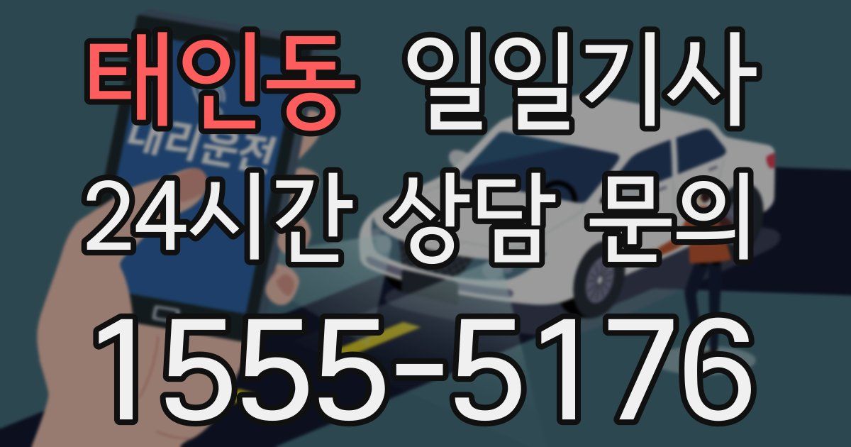 일일대리기사