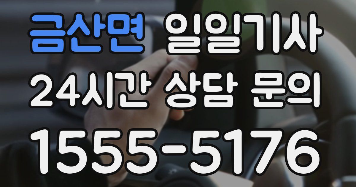 일일대리기사