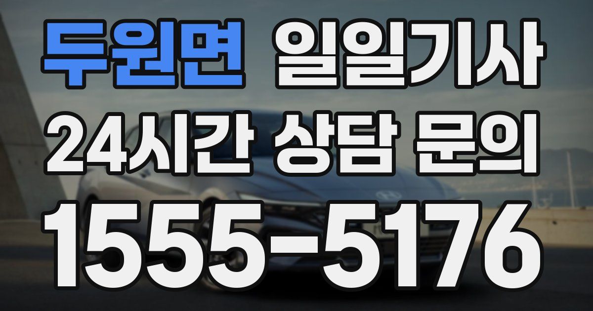일일대리기사