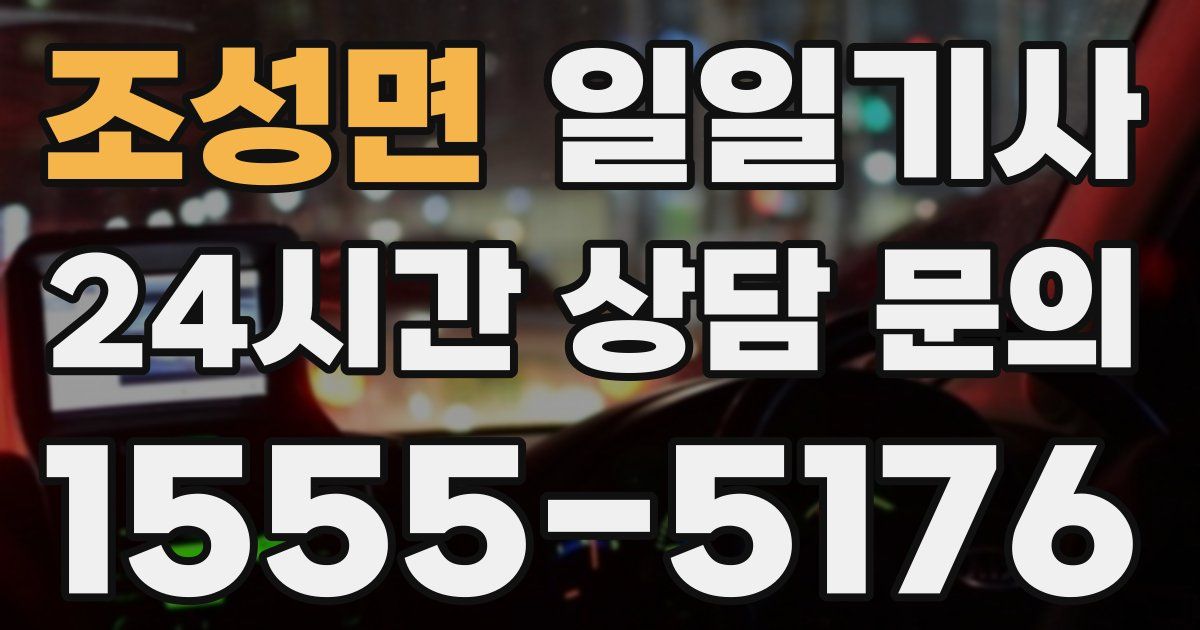 일일대리기사