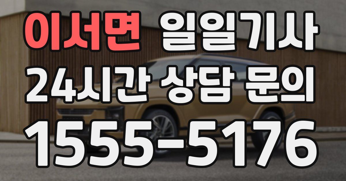 일일대리기사