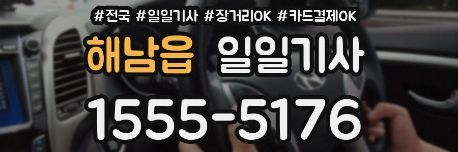 해남읍 일일기사