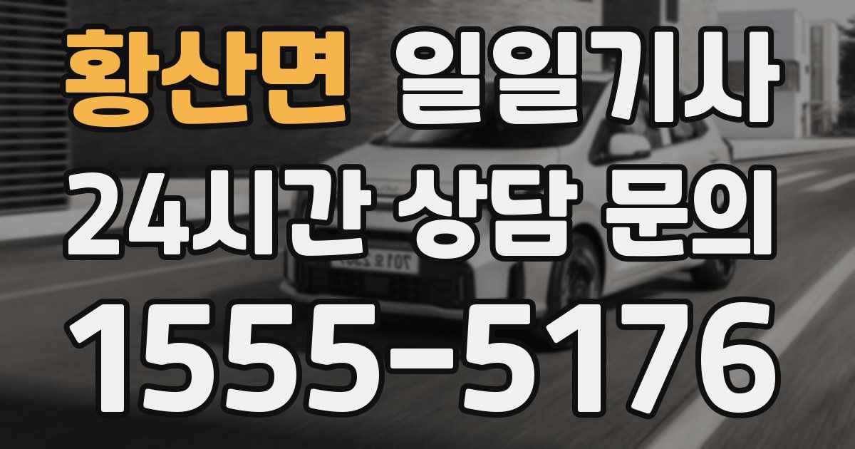 일일대리기사