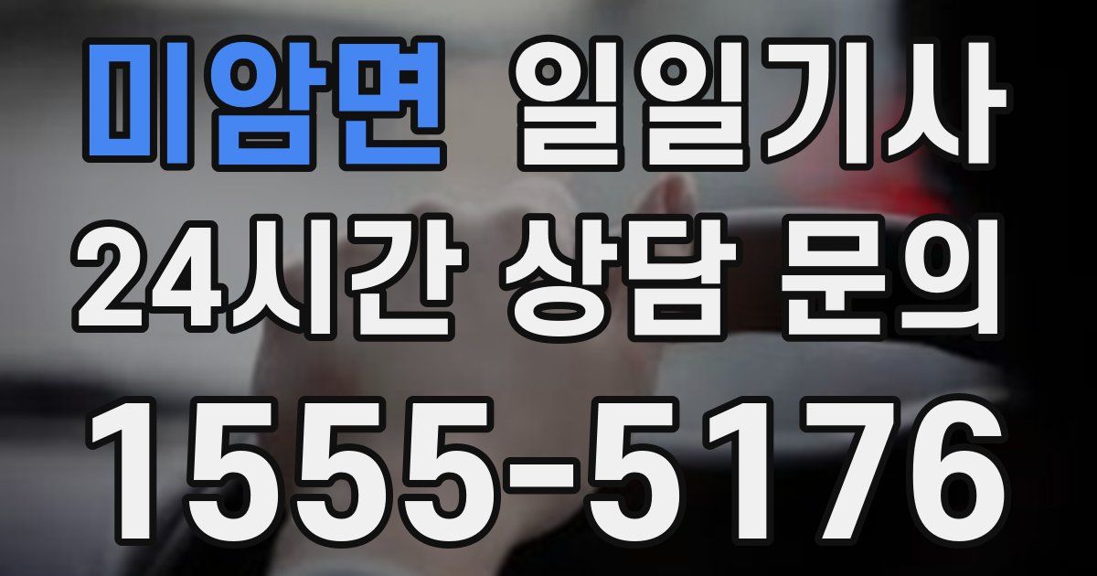 일일대리기사