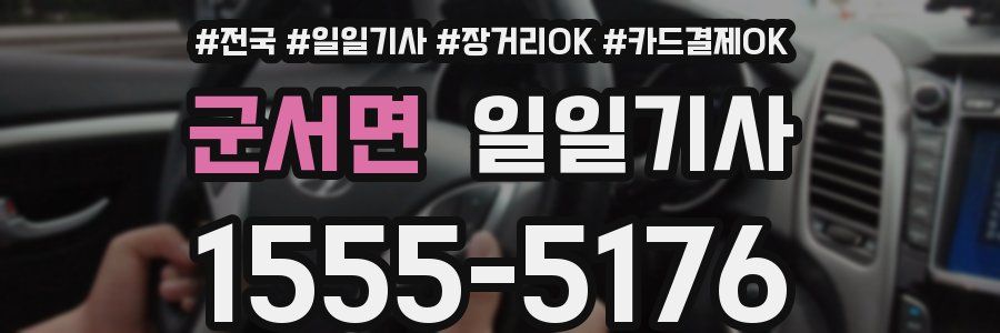 군서면 일일기사