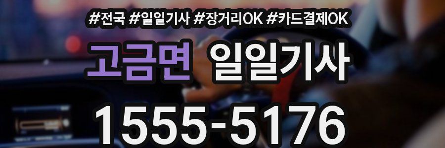 고금면 일일기사