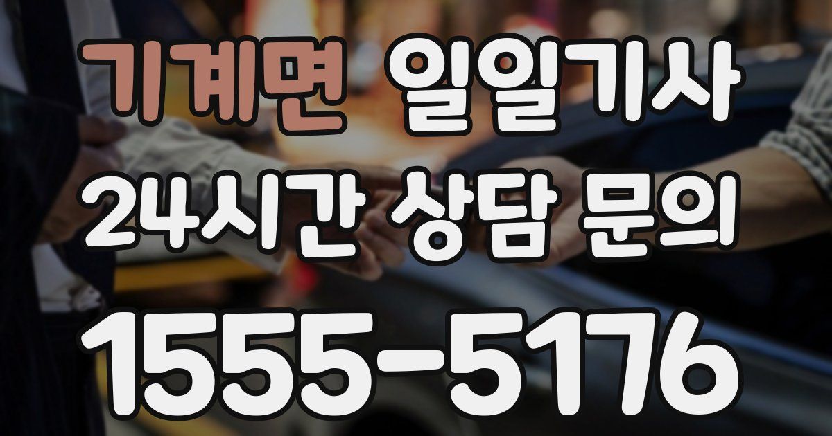 일일대리기사