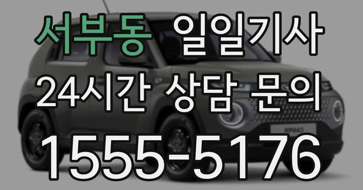 일일대리기사