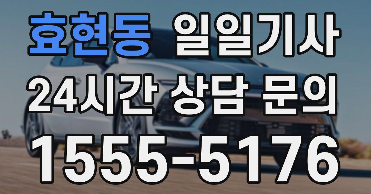 일일대리기사