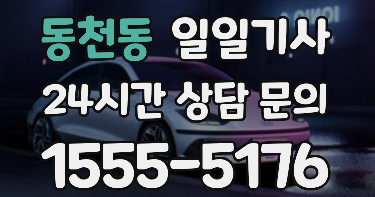 일일대리기사