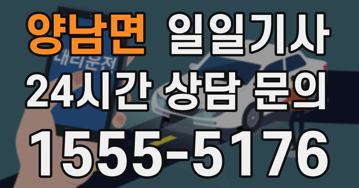 일일대리기사