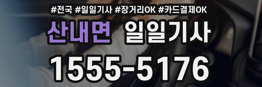 산내면 일일기사