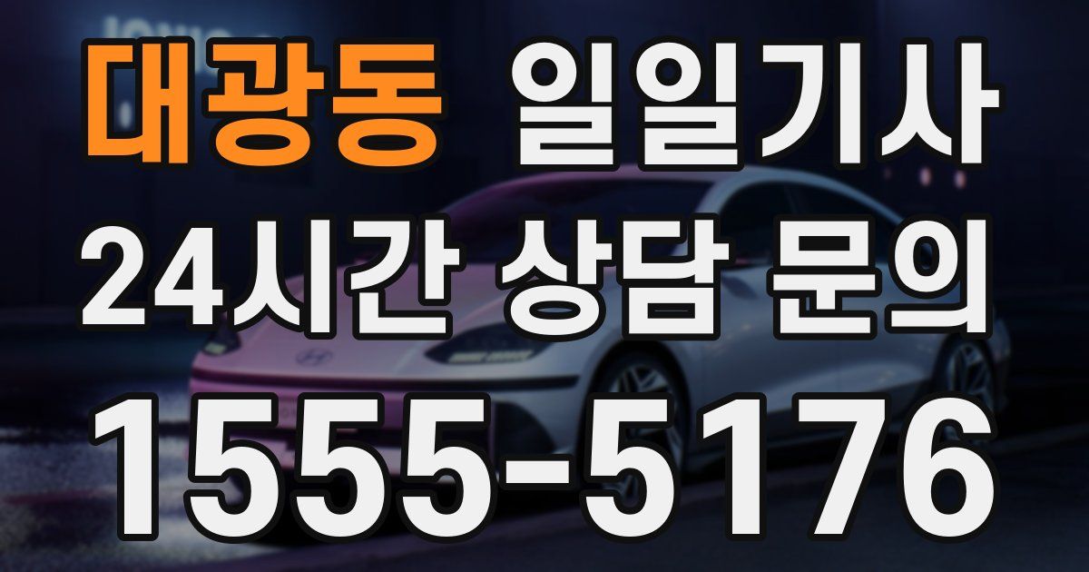 일일대리기사