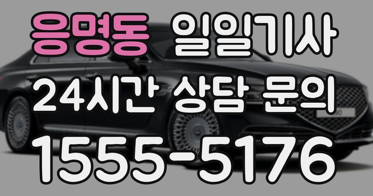 일일대리기사