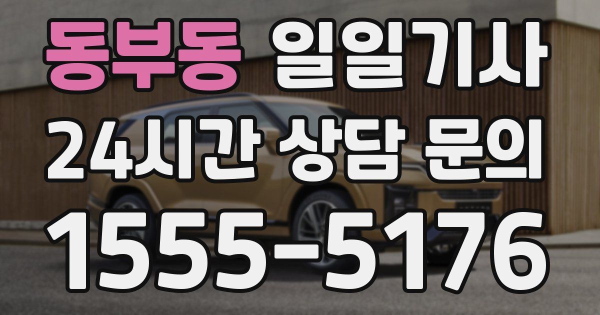 일일대리기사