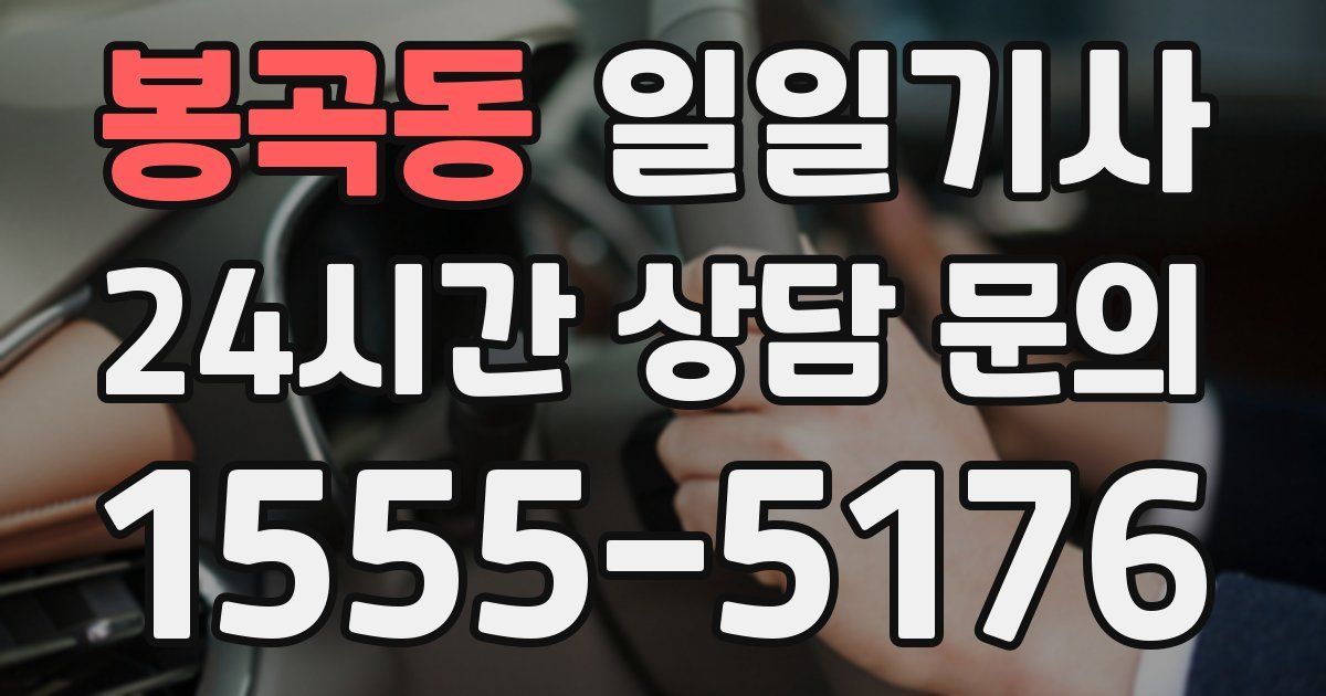 일일대리기사