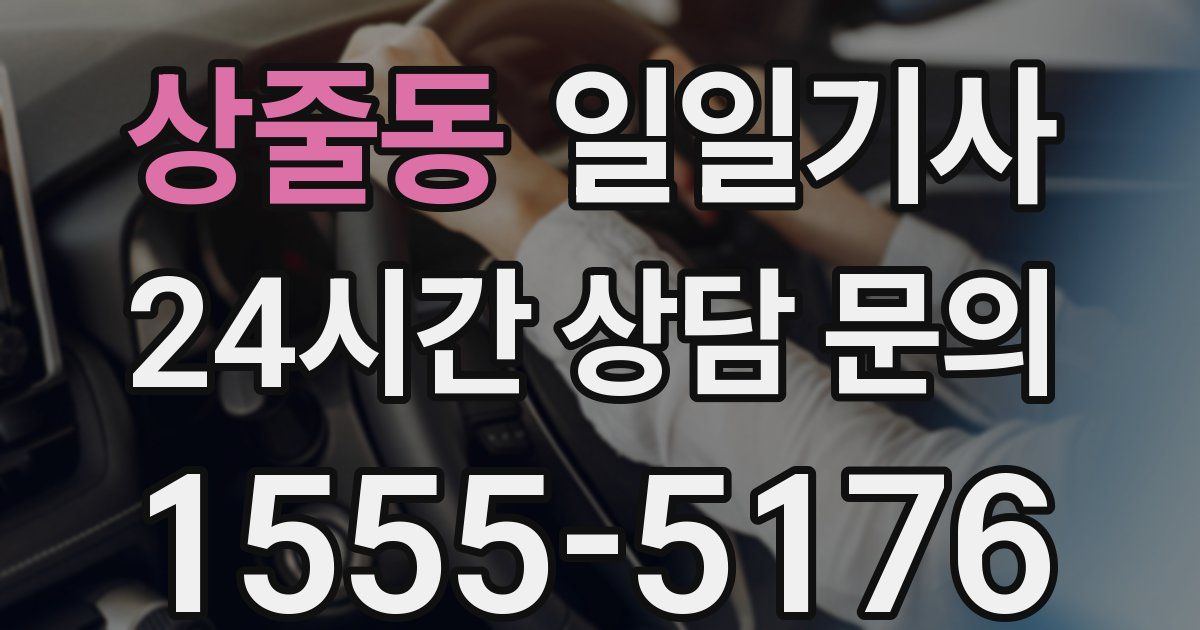 일일대리기사