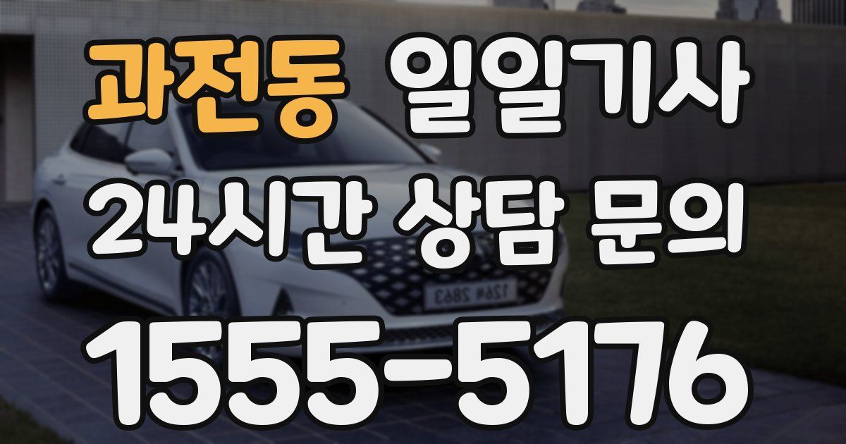 일일대리기사