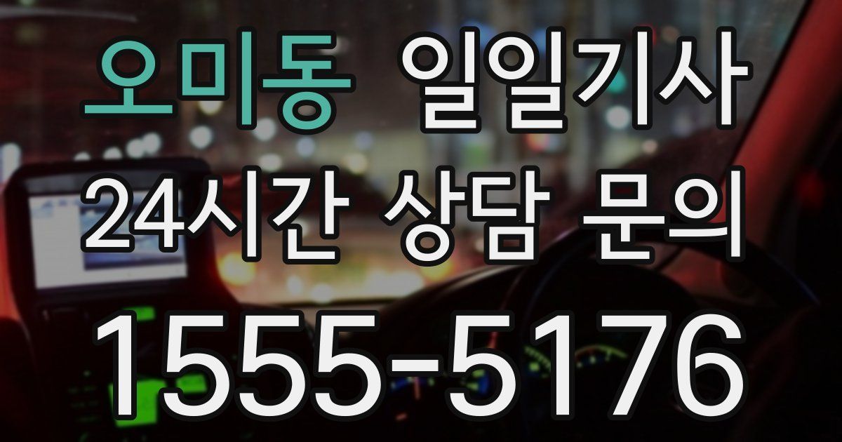 일일대리기사