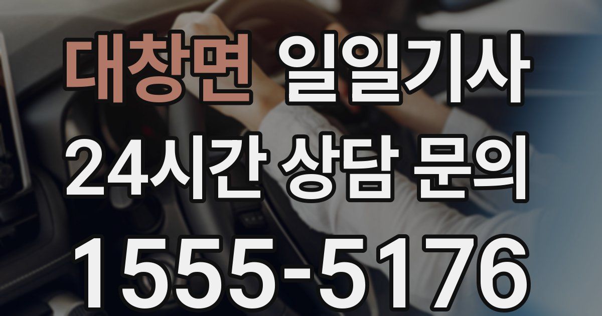 일일대리기사