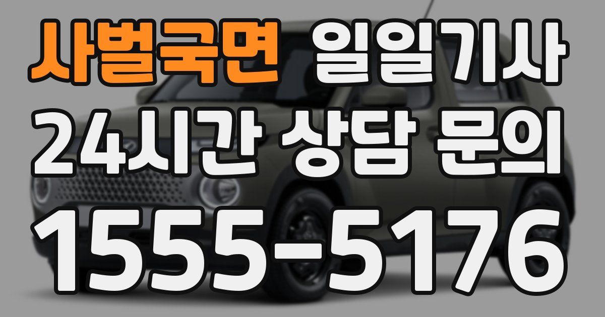 일일대리기사