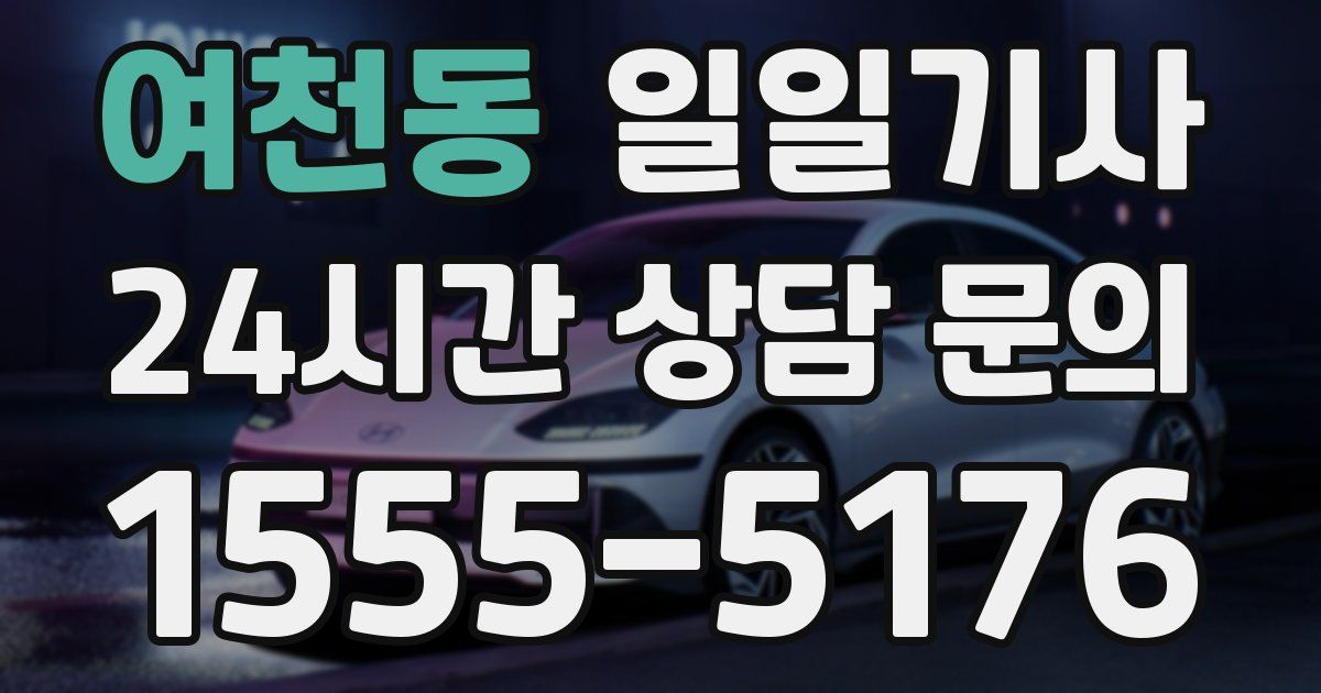 일일대리기사