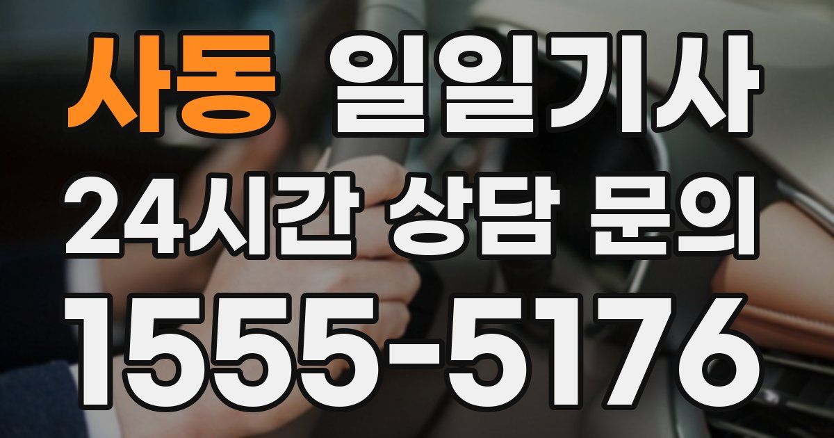일일대리기사