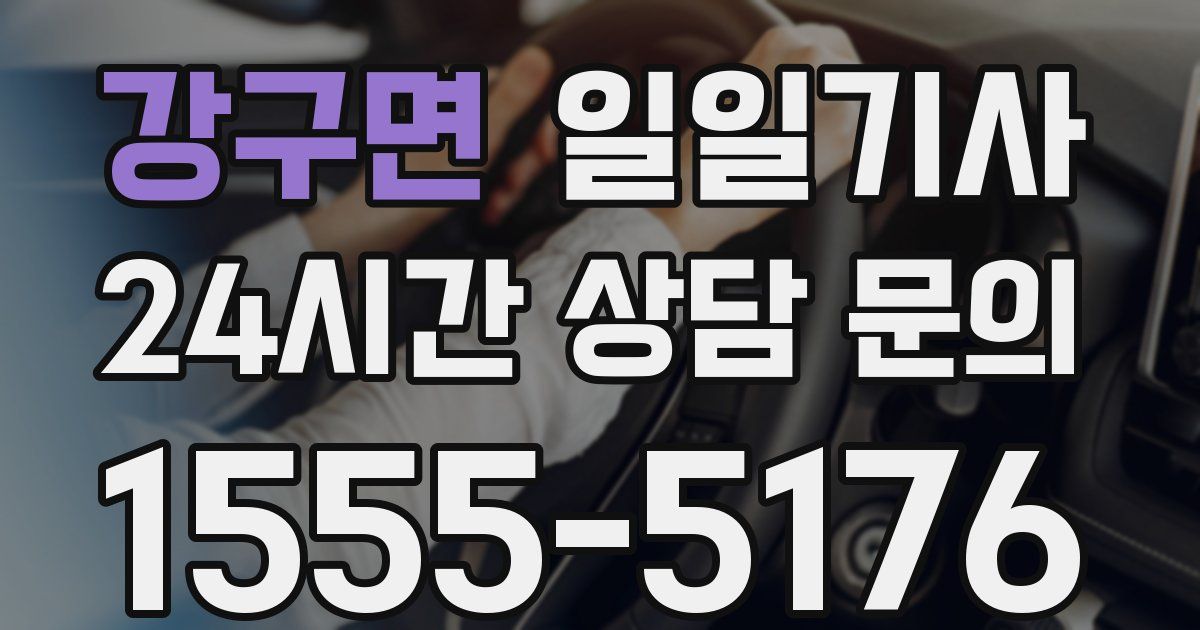 일일대리기사
