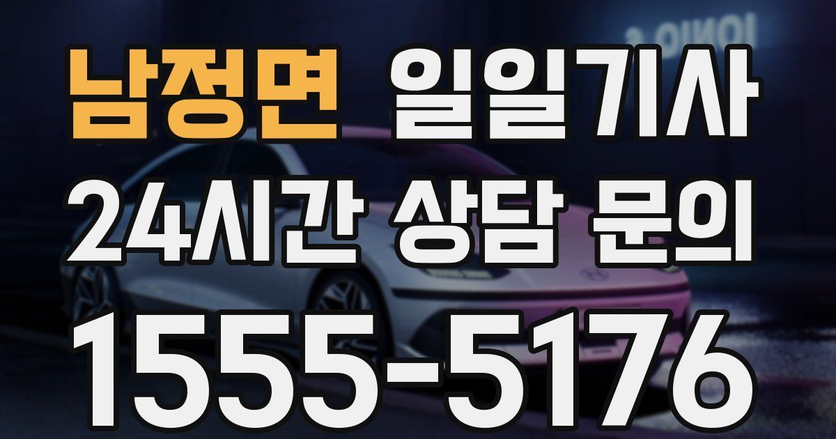 일일대리기사
