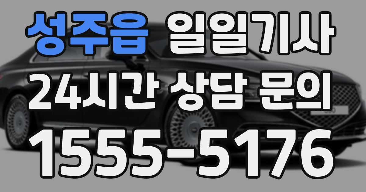 일일대리기사