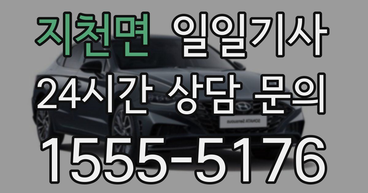 일일대리기사