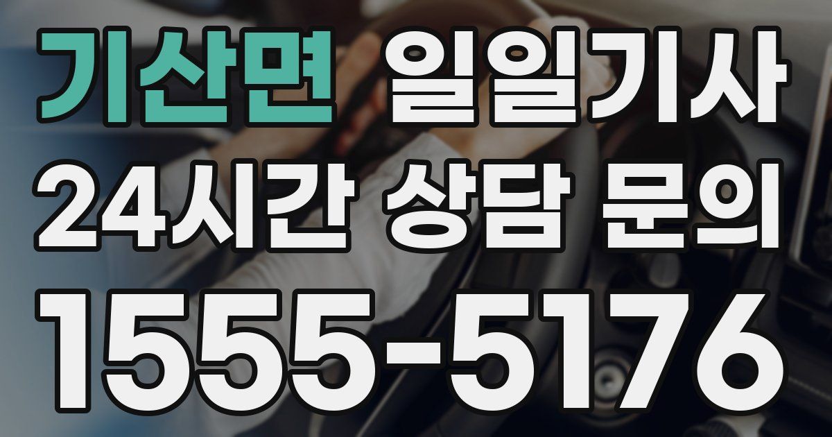 일일대리기사