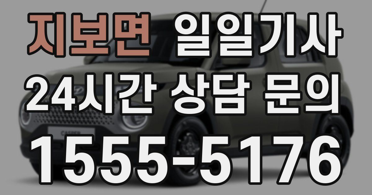 일일대리기사