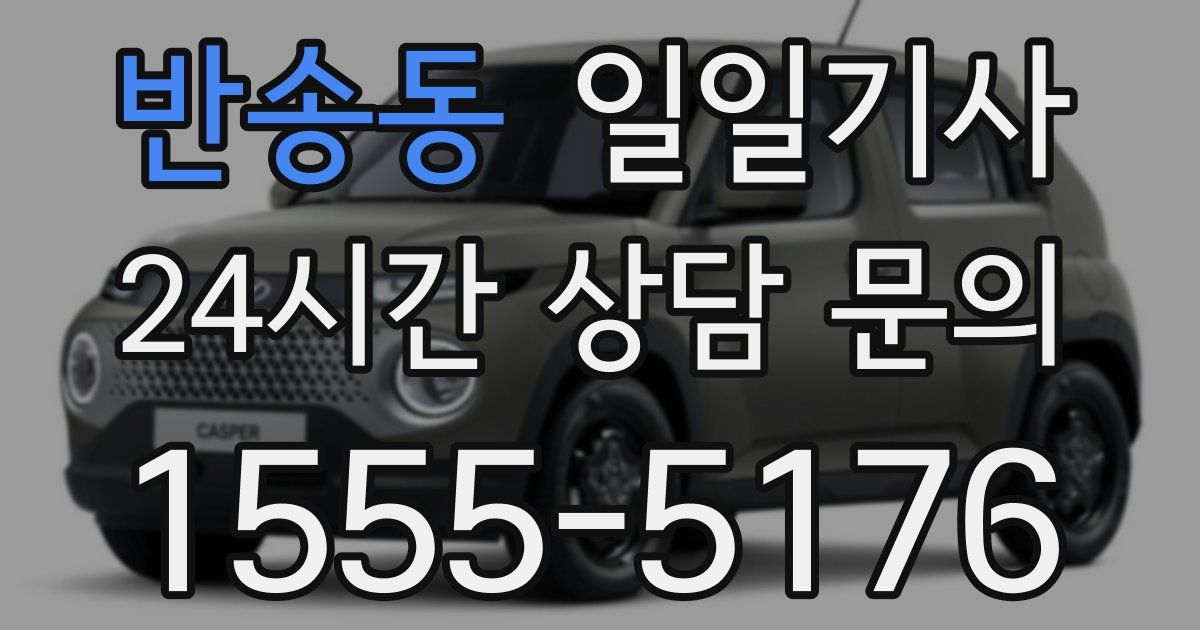 일일대리기사