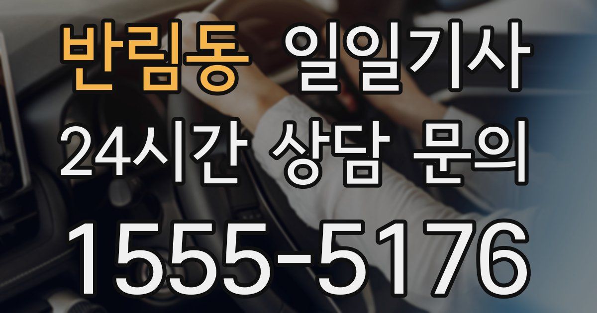 일일대리기사