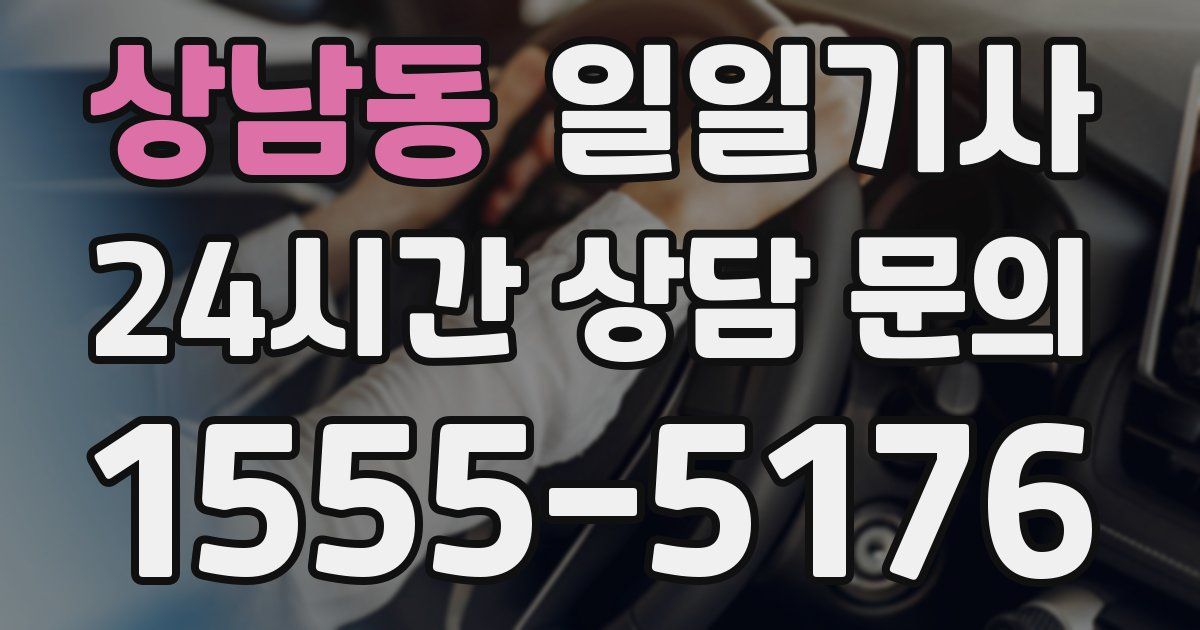 일일대리기사