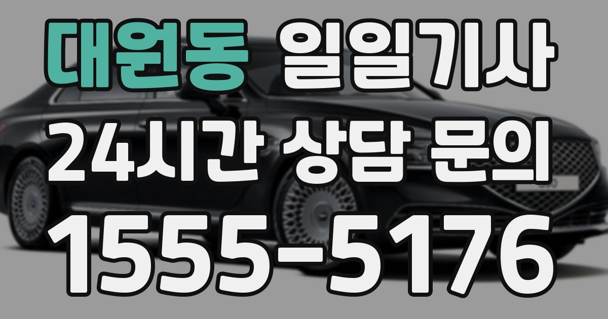 일일대리기사
